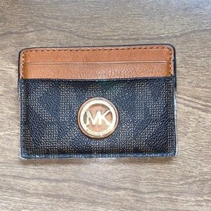 Michael Kors small wallet card holder monogram